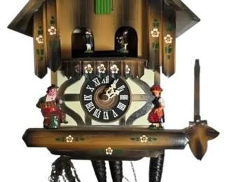 West Germany Cuckoo Clock Made In Switzerland