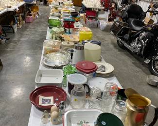 tons of dishes