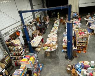 partial overview of shop loaded with goodies