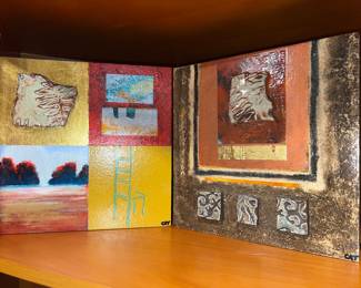 Cat Tesla Oil Paintings