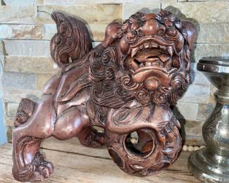 Carved Foo Dog