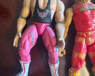 Vintage wrestling action figures