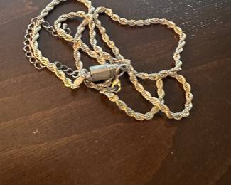 gold necklace
