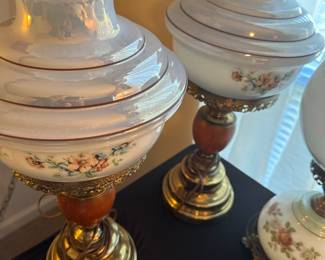 vintage hurricane lamps