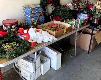 Lots of Christmas decorations!