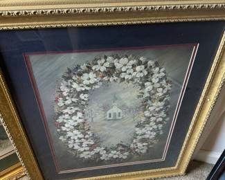 Framed art print by Glynda Turley, titled "Southern Sunday"