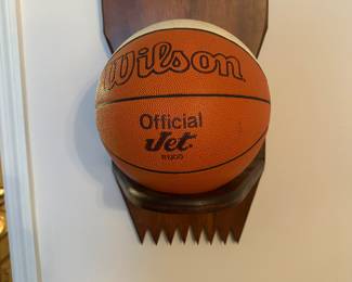 Wilson Official Jet basketball and wall display