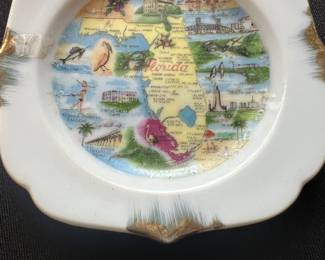 Vintage Florida souvenir plate