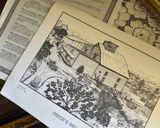Print of Price's Mill, which was created for the Simpson County Celebration of the Kentucky Bicentennial in 1992.
