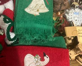 holiday decorative towels