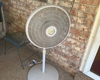 outdoor fan to keep cool on those hot Tennessee nights!