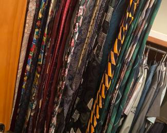 Great collection of ties