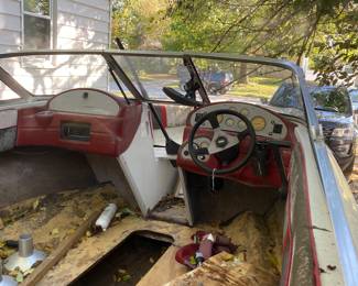 Ski boat, replacement title has been ordered