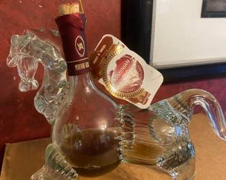 Vintage liquor decanter