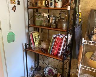 Baker’s rack full of goodies