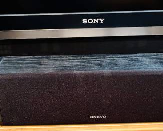 Onkyo 7.1 home theater surround sound speaker system.