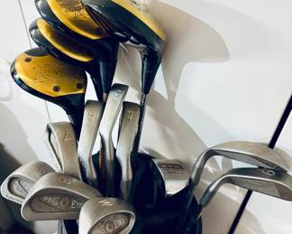 Vintage Set of Ping Zing Woods/Eye2 Irons 3-PW.