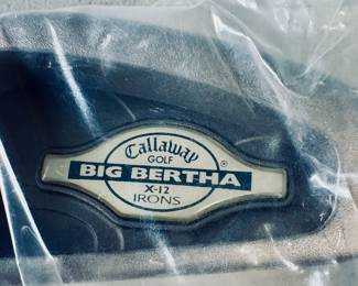 Callaway Golf Big Bertha X-12 Irons. (3 - PW Still in Plastic Wrap).