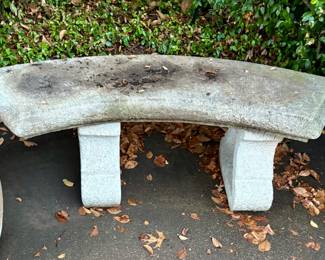 Concrete Garden Bench