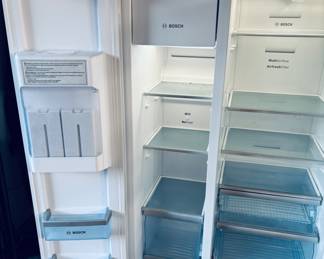Bosch Counter Depth Side x Side Refrigerator/Freezer.
