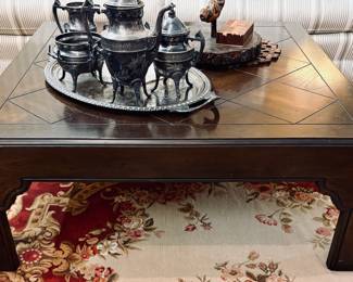 MCM Square Walnut Coffee Table.