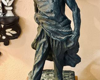 Vintage Austin Productions Sculpture “Man With Cane” 1963