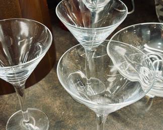 Princess House Martini Glasses.