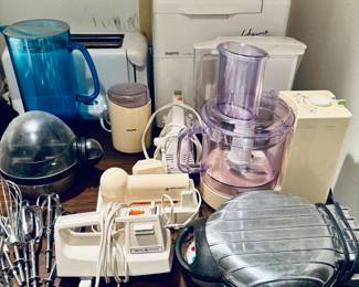 Selection of Kitchen Appliances.