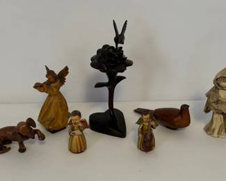 Collection of Wooden Figures and ANRI Carvings