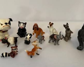 Assorted Porcelain Animal Figurines Royal Doulton and more 