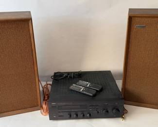 Scott Speakers with Yamaha RX595 Stereo Receiver