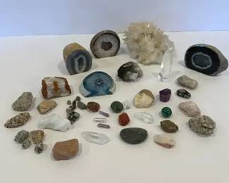 Collection of Geodes, Crystals Mineral Specimens