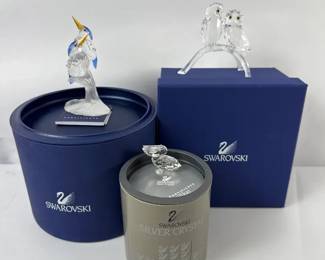 Swarovski Crystal Animal Figurines Collection