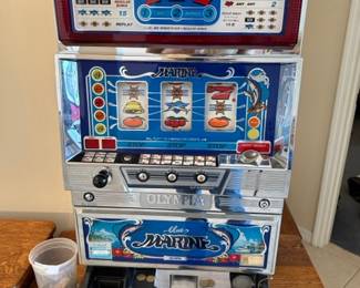 Slot Machine with tokens