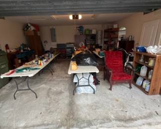 garage full of items