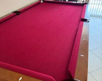 Brunswick Mahogany Pool Table