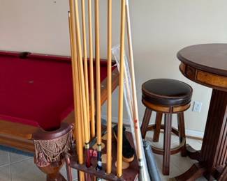 Brunswick Mahogany Pool Table
