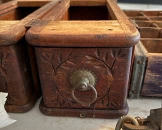 sewing table drawer boxes
