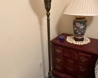 Vintage Floor lamp, Marble, heavy