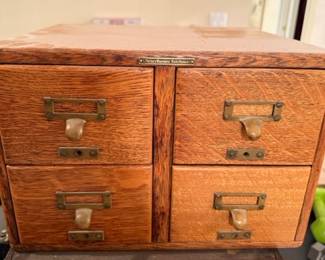 Card catalogs