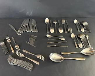 Waterford Conover Flatware Set Stainless Steel with Serving Pieces