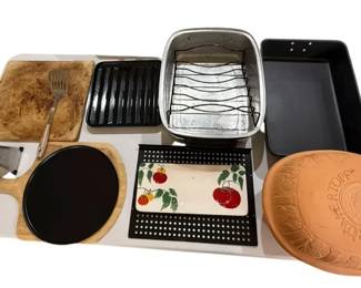 Huge Lot Of Assorted Serving Platters 
