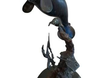 Bronze Manatee Sea Life Sculpture