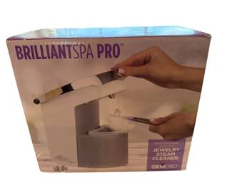 GemOro BrilliantSpa Pro Jewelry Steam Cleaner New in Box
