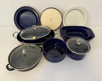 Chantal Blue Enamel Cookware and Bakeware Collection