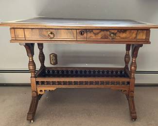 Antique Victorian Writing Table Desk