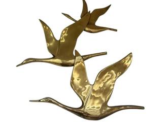 Gold Cranes Wall Art