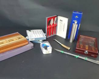 Gourmet Cheese Wine Accessory Lot 