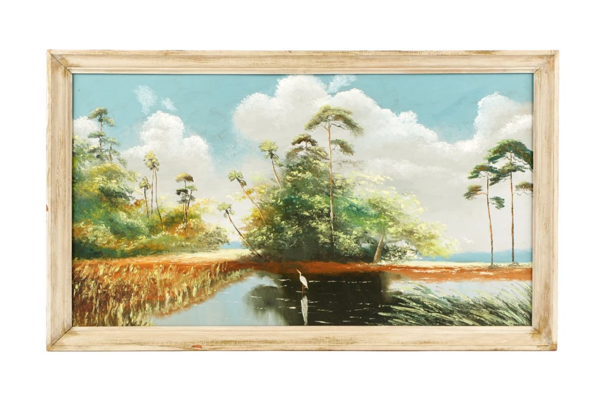 Lot 50: Large Alfonso Moran Florida Highwaymen Backwaters