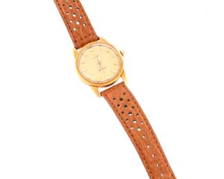 Lot 90: Vintage Omega Seamaster XVI Gold Wrist Watch